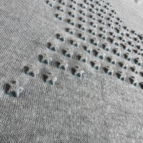 femme fatale Star 3D Stars Thin Hi-Lo Knit Top Sz S - Picture 7 of 7